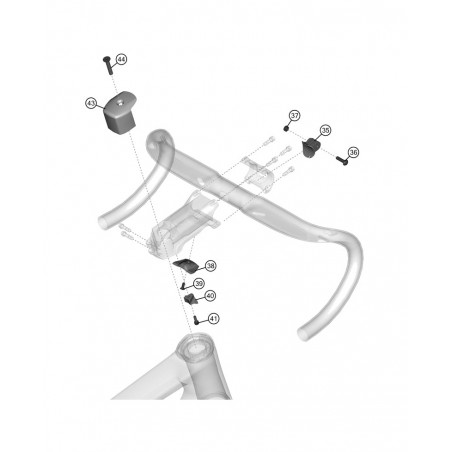 LAPIERRE Juego de hardware para potencia bicicleta XELIUS DRS KLP00133