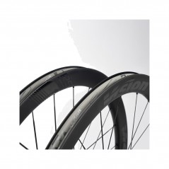 VISION Juego de ruedas carbono aerodinámicas carretera para bicicleta con disco y sistema METRON 45 RS SL SHIMANO 11V TUBELESS R
