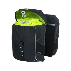 BASIL Waterproof rear bicycle panniers with universal system MILES 34L (13X26X35 CM) MIK 2.0 BRIDGE 727030