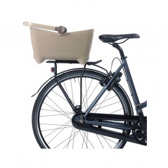 BASIL Plastic basket for transporting dogs on bicycles with a plate BUDDY 32L (22X37X22 CM) MIK 2.0 727039