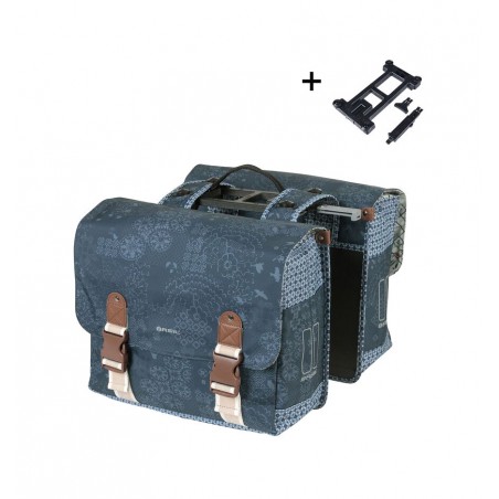 BASIL Alforjas traseras para bicicleta con sistema BOHEME 35L (14X34X31 CM) MIK2.0 727040