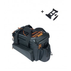BASIL Bolsa impermeable extensible para portabultos de bicicleta con sistema MILES TARPAULIN XL PRO 9-36L (33X19X18 CM) MIK 2.0 