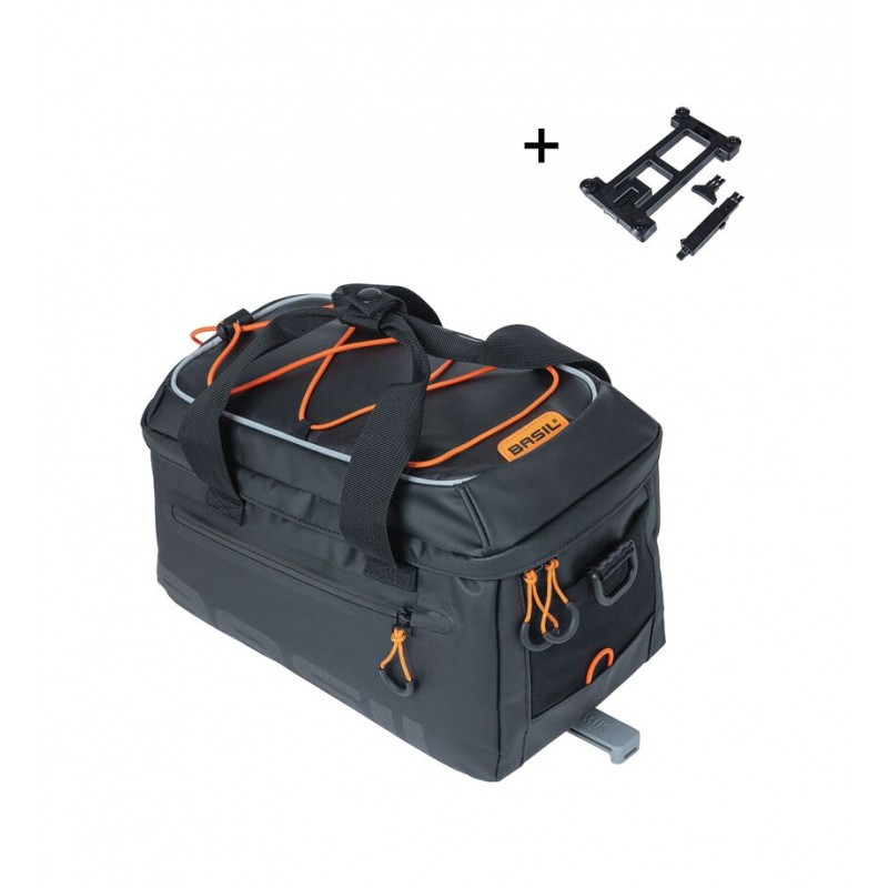 BASIL Bolsa impermeable para portabultos de bicicleta con sistema 7L (30X19X16 CM) MIK 2.0 727051