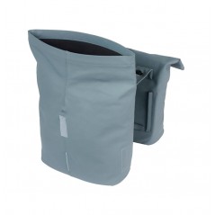 BASIL Alforjas de poliuretano traseras impermeables para bicicleta ciudad con placa 28-32L (12X30X33 CM) MIK 2.0 727056