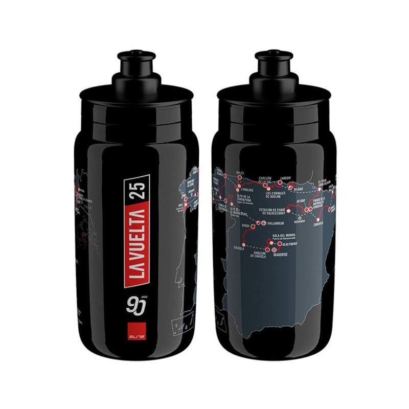 ELITE Bidón de ciclismo edición especial vuelta a españa FLY MAPA 550 ML 2025 727083