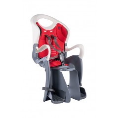BELLELLI Portabebé montado al cuadro con sistema TIGER B-FIX OSCURO/ROJO 727661