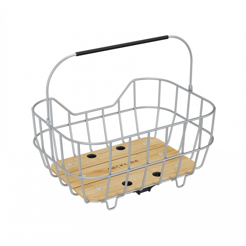 RACKTIME Cesta trasera para bicicleta con diseño ventilado y sistema de anclaje BASKIT BREEZE 2.0 25L SNAPIT (47.4X24.1X35 CM) 7