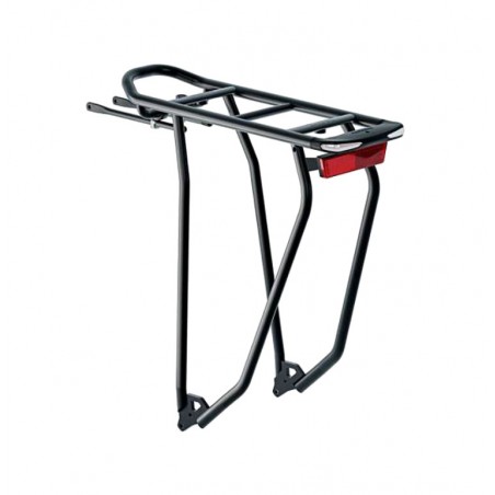RACKTIME Rear bicycle rack with integrated light, aluminum GLEAMIT 2.0 DC 26-28" SNAPIT 727946