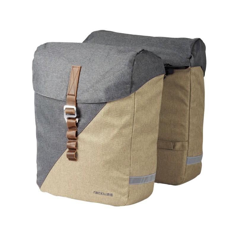 RACKTIME Alforjas traseras para bicicleta con sistema de anclaje HEDA 2.0 24L SNAPIT (32X36X14 CM) 727948