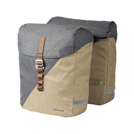 RACKTIME Rear bicycle panniers with anchoring system HEDA 2.0 24L SNAPIT (32X36X14 CM) 727948