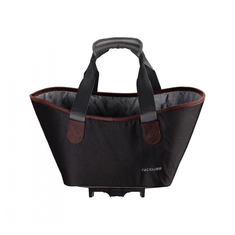 RACKTIME Rear bicycle basket with anchoring system AGENTHA 2.0 15L SNAPIT (34X25.5X37 CM) 727951