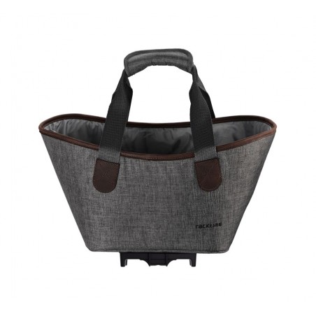 RACKTIME Rear bicycle basket with anchoring system AGENTHA 2.0 15L SNAPIT (34X25.5X37 CM) 727952