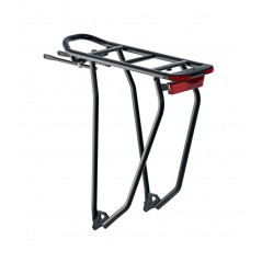 RACKTIME Aluminum rear rack for touring bicycles with brake light GLEAMIT 2.0 TOUR AC 26-28" SNAPIT 727971