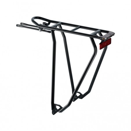 RACKTIME Portabultos aluminio trasero para bicicleta con luz de frenado SHINE EVO LIGHT 2.0 28" AC SNAPIT 727972