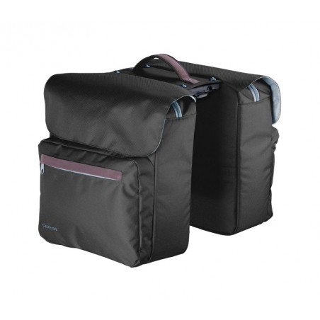 RACKTIME Rear bicycle panniers with anchoring system TURE 2.0 29L SNAPIT (36X31X13 CM) 727983