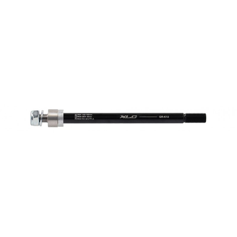 XLC Eje pasante para remolques QR-K12 M12X1.5 159-165 MM SHIMANO 142/148 2501605112