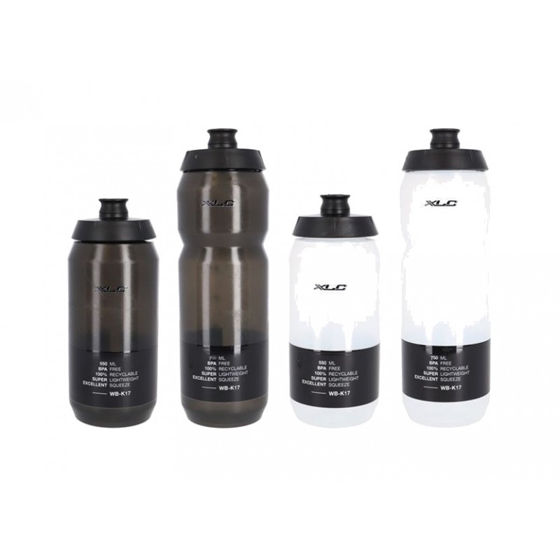 XLC Bidón de hidratación para ciclismo transparente WB-K17 750 ML 2503231985
