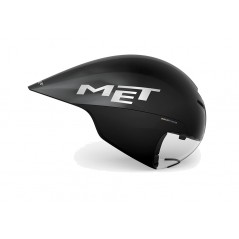 MET Bicycle helmet with aerodynamic design and glossy finish DRONE WIDE BODY II ALICO BRILLO 726533