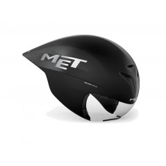 MET Bicycle helmet with aerodynamic design and glossy finish DRONE WIDE BODY II ALICO BRILLO 726534