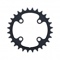 FSA Bicycle chainring with four mounting arms compatible ten and eleven speed double drivetrains K-FORCE 68 BCD 2X10/11V ALUMINI