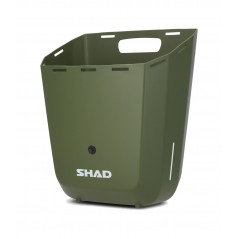 SHAD Baúl rígido tipo cesta para bicicleta con anclaje fijo 20L FIXED MOUNT AMSTERDAM GREEN X0BB201FM
