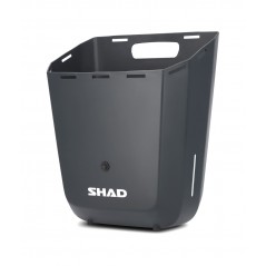 SHAD Baúl rígido tipo cesta para bicicleta con anclaje fijo 20L FIXED MOUNT OSLO GREY X0BB205FM