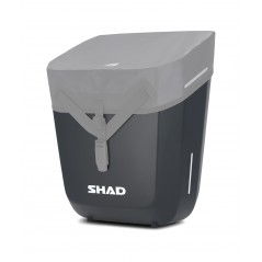 SHAD Rigid bicycle trunk with quick-release fastener 20L QUICK RELEASE OSLO GREY X0BB205QR