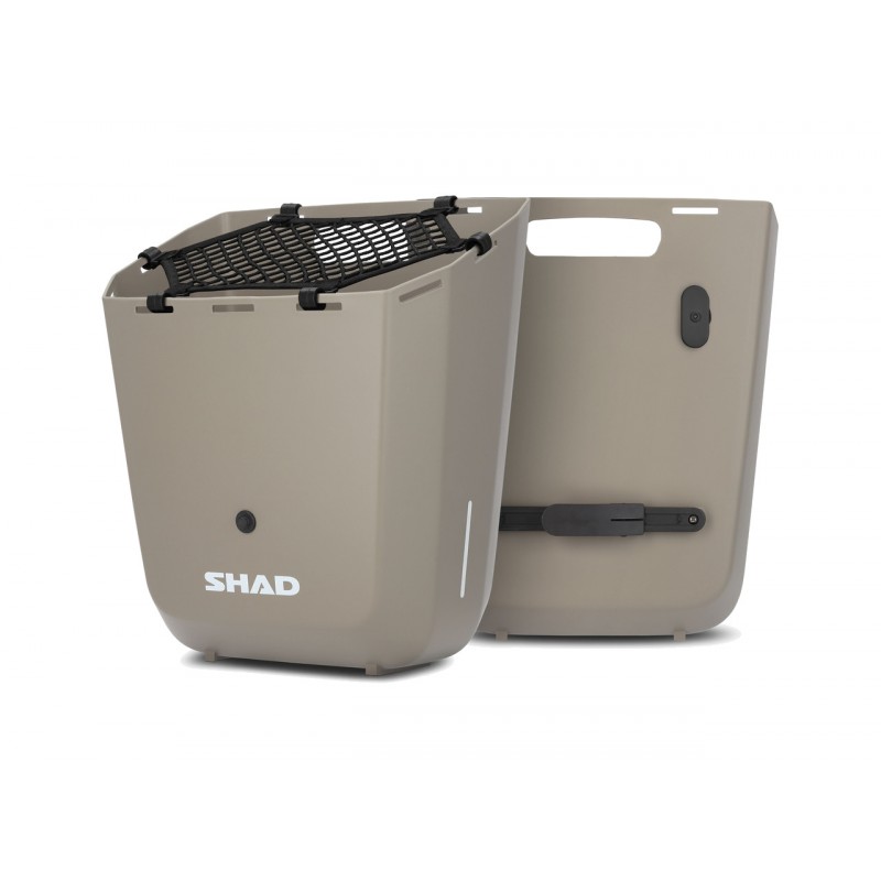 SHAD Rigid bicycle basket trunk with fixed anchor 20L MOUNT FLORENCE CREAM X0BB207FM