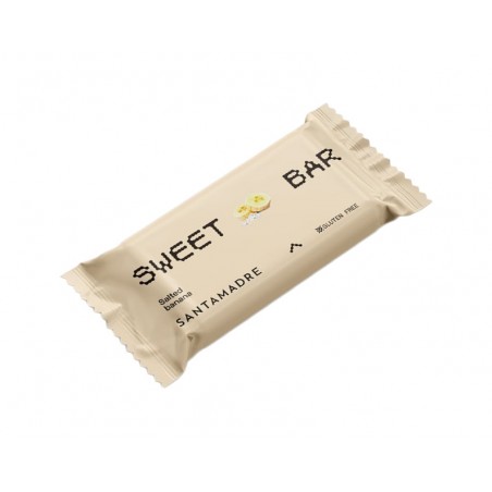 SANTA MADRE Barrita energética sabor plátano y caramelo salado SM SWEET BAR 36 X 60G 303-07