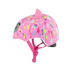 C-PREME Pink Space Cat Kids Helmet RASKULLZ CHILD 5 ASTRO FIT SYSTEM 7120057