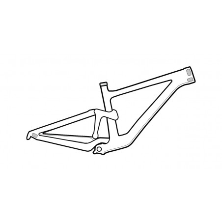 LIZARD Protector de cuadro transparente para cableado CLEAR PROTECTIVE FRAME WRAP - CABLE RUB KIT CLEAR100