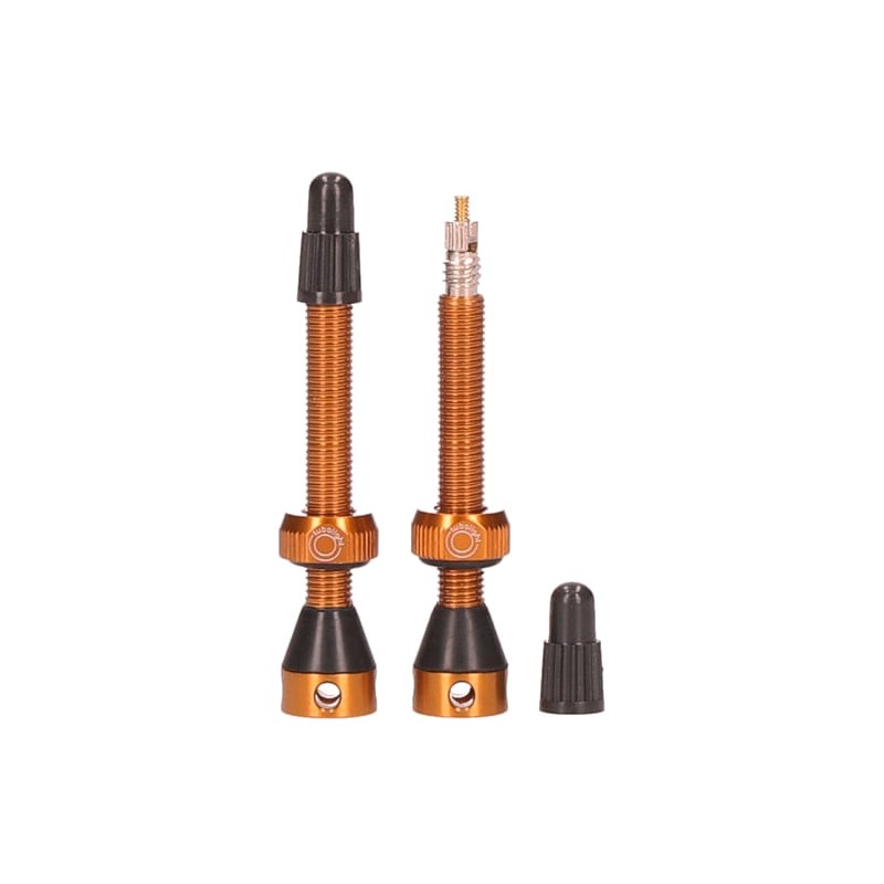 TUBOLIGHT Aluminum tubeless valve SIDE HOLES (PAR) VVBLKVAR