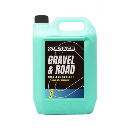 X-SAUCE Bidón de líquido sellante para neumáticos tubeless 5L GRAVEL ROAD X00143