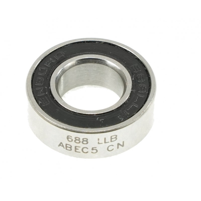 ENDURO BEARINGS Rodamiento miniatura radial de alta precisión 688 LLB A5 ABEC-5 (CN CLEARANCE) 8MM X 16MM 5MM EB9337