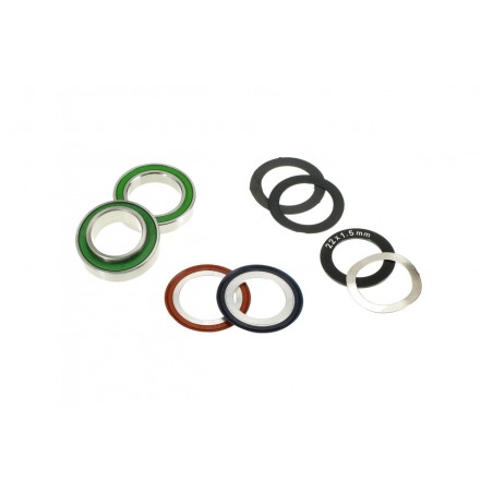 ENDURO BEARINGS Rodamiento de contacto angular acero inoxidable para caja pedalier sram gxp con cazoletas externas BKS-54105 BBS