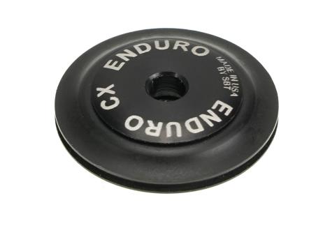ENDURO BEARINGS Rodillo de cable con rodamiento sellado para desviadores delanteros tiro inferior BK CX PULLEY MAX-TYPE BLACK