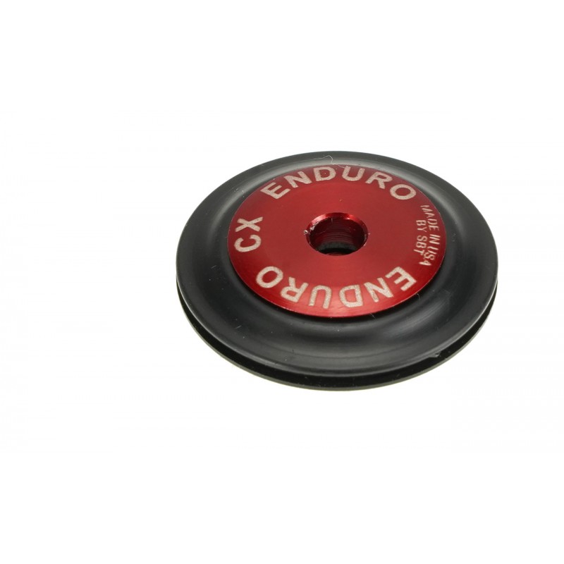 ENDURO BEARINGS Sealed sheave for cable routing on bottom-pull front derailleurs BK CX PULLEY MAX-TYPE RED