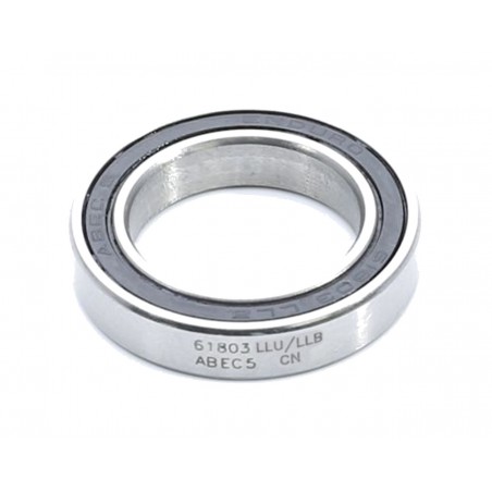 ENDURO BEARINGS Rodamiento radial para buje con juego 61803 LLU/LLB CN- ABEC-5 (CN CLEARANCE) 17MM X 26MM 5MM CN EB8122
