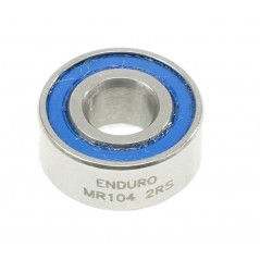 ENDURO BEARINGS Miniature radial bearing MR 104 2RS ABEC-3 (C3 CLEARANCE) 4MM X 10MM EB8435
