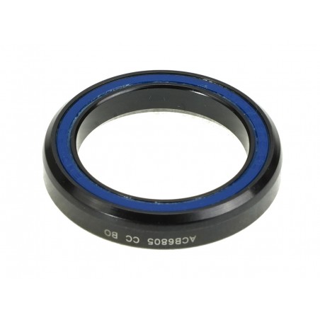 ENDURO BEARINGS Rodamiento angular tratado con óxido negro para dirección ACB 6805 CC- 1 6.5 MM EB8641