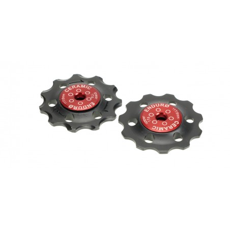 ENDURO BEARINGS Machined rear derailleur pulleys with hybrid ceramic BKCJ-0195 SHIMANO (5MM BOLT HOLE) 11SPEED EB9080