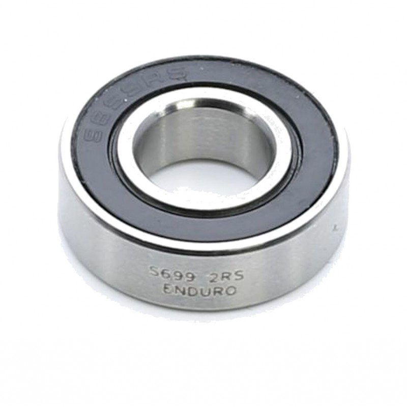 ENDURO BEARINGS Rodamiento radial de acero inoxidable miniatura S699 LLB L (C3 CLEARANCE) 9MM X 20MM 6MM EB9137