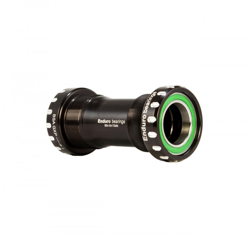 ENDURO BEARINGS Caja pedalier a rosca con rodamientos angulares de acero inoxidable para bielas ruta BKS-6041 SHIMANO 68MM/73MM 