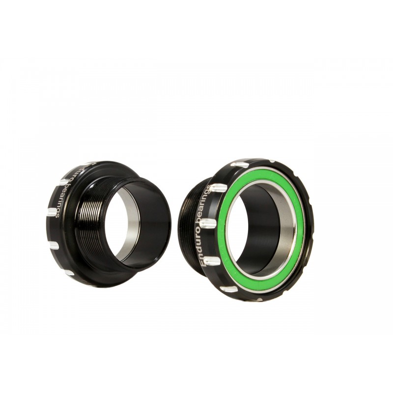 ENDURO BEARINGS Caja pedalier roscada bsa de acero inoxidable con rodamientos angulares para bielas BKS-6056 SRAM DUB 68MM/73MM 
