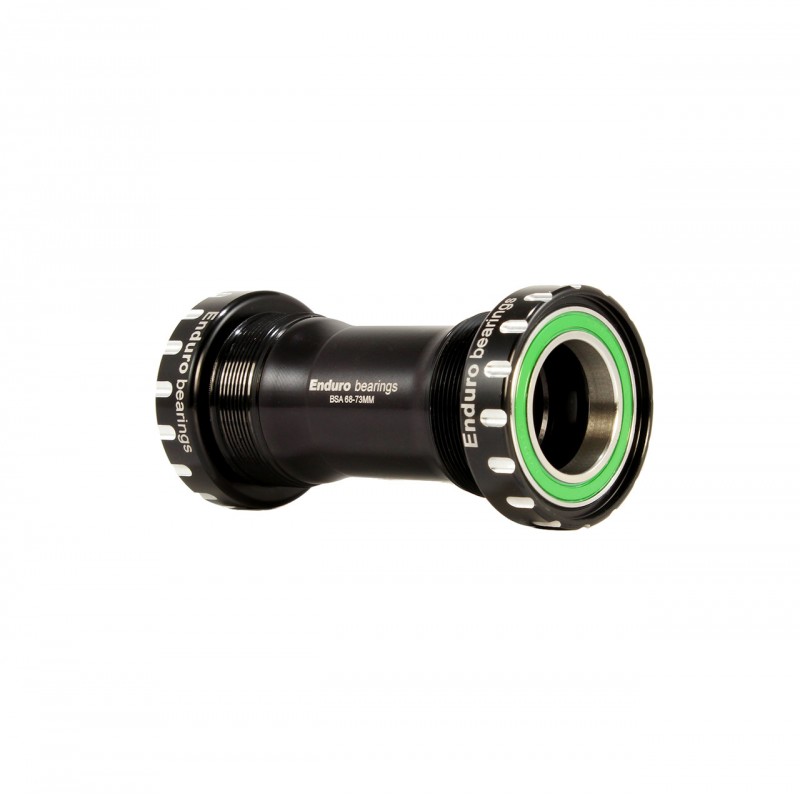 ENDURO BEARINGS Caja pedalier a rosca con rodamientos angulares cerámicos híbridos para cuadros y bielas BKC-0801 XD15 68MM BSA 