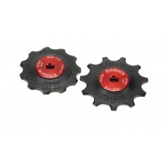 ENDURO BEARINGS Roldanas de cambio trasero mecanizadas en con rodamientos cerámicos para transmisiones BKCJ-0340 XD15 CHB DELRIN