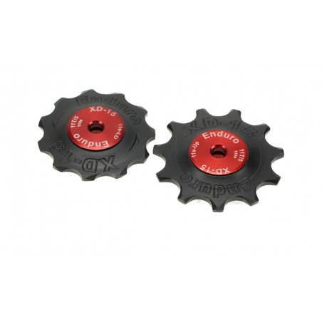 ENDURO BEARINGS Roldanas de cambio trasero mecanizadas en con rodamientos cerámicos para transmisiones BKCJ-0340 XD15 CHB DELRIN