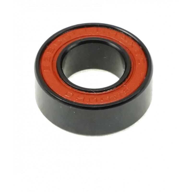 ENDURO BEARINGS Rodamiento de suspensión doble fila con recubrimiento negro y diseño 63800 LLU MAX BO ABEC-3 10MM X 19MM 7MM EB9