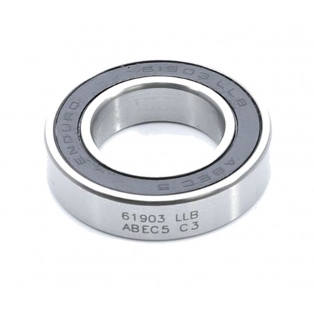 ENDURO BEARINGS Hub bearing for radial applications 61903 LLB C3 17MM X 30MM 7MM EB9697
