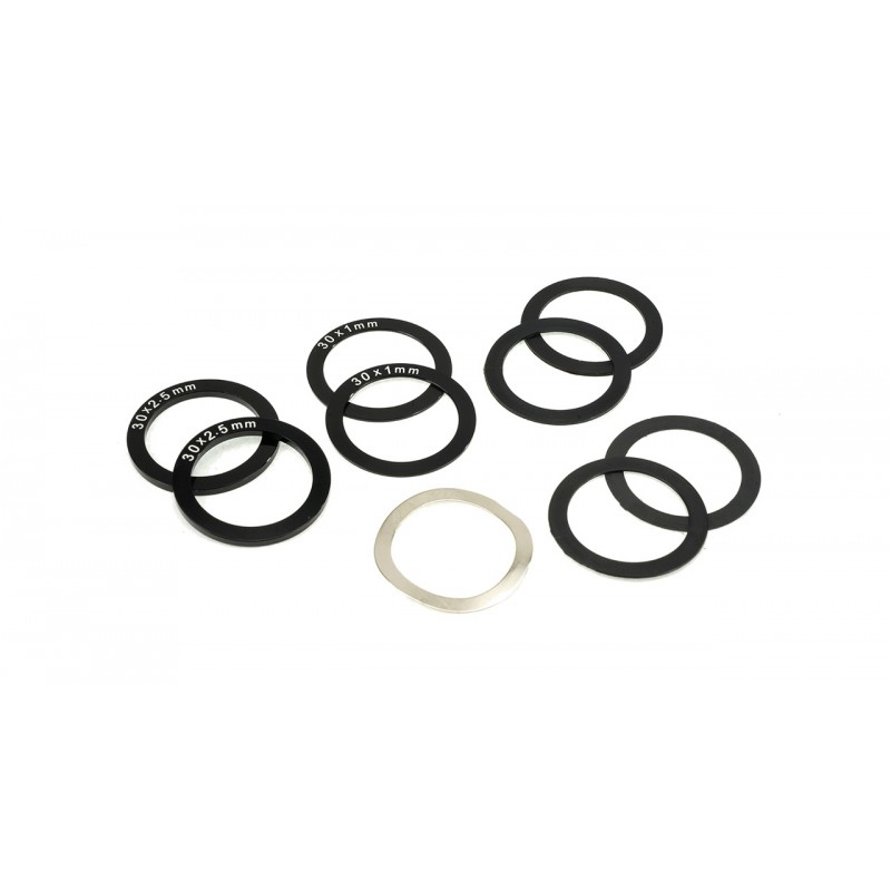 ENDURO BEARINGS Kit de espaciadores para eje caja pedalier SPK-54119 30MM EB9732